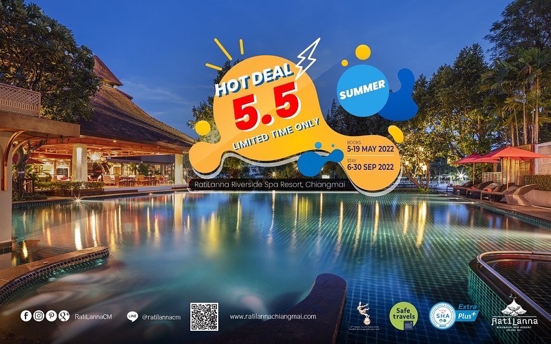 Hot Deal 5.5 1 Ratilanna Riverside Spa Resort, Chiang Mai