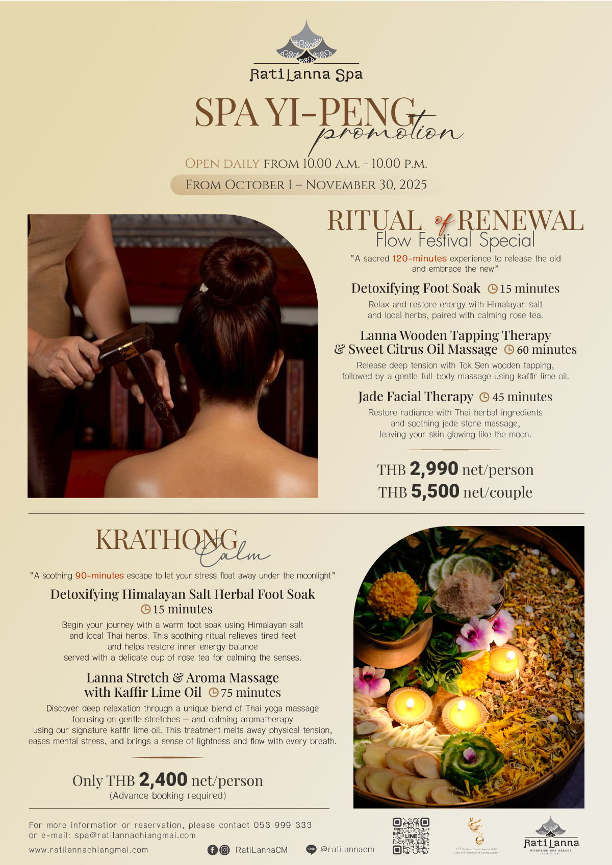 Ratilanna Riverside Spa Resort, Chiang Mai