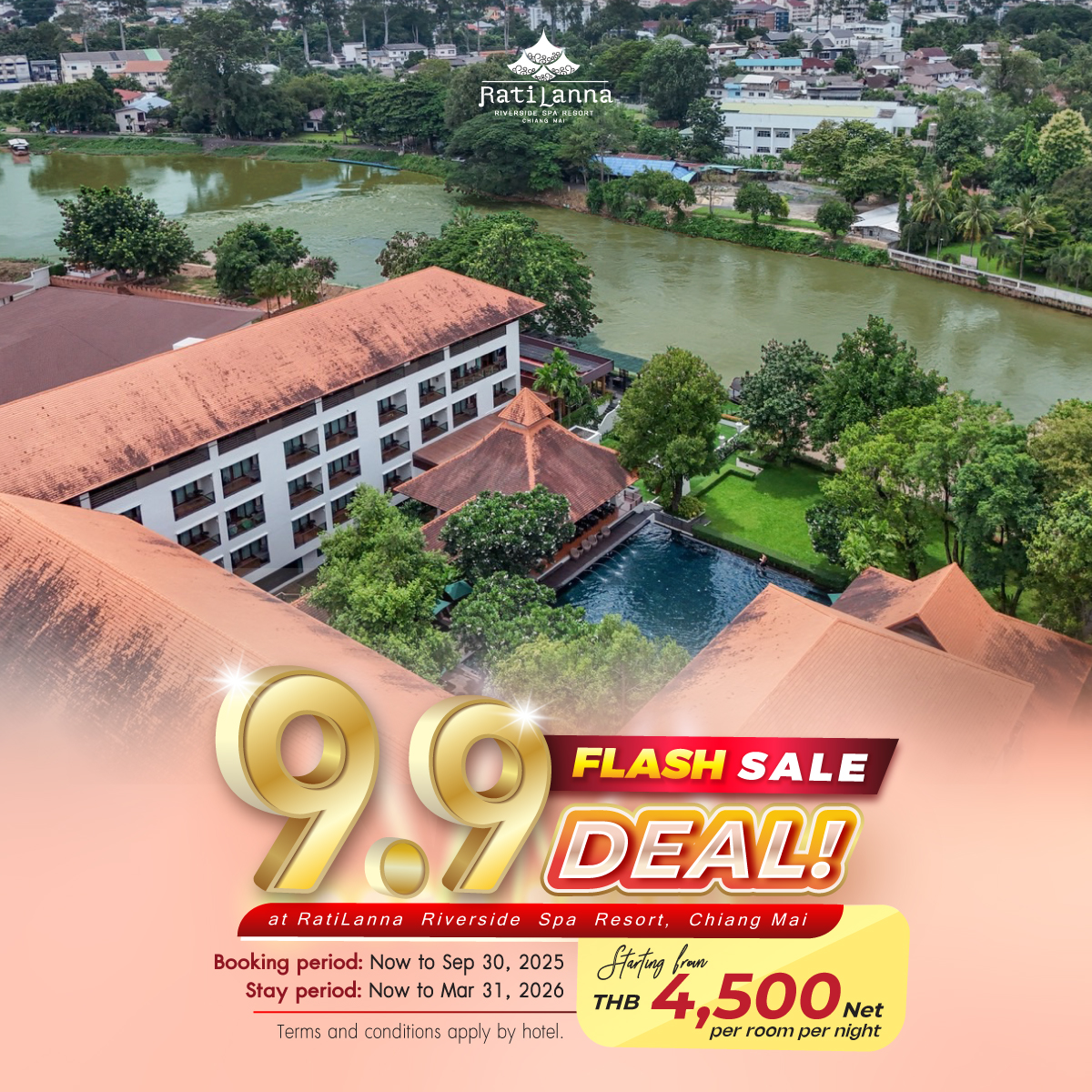 Ratilanna Riverside Spa Resort, Chiang Mai