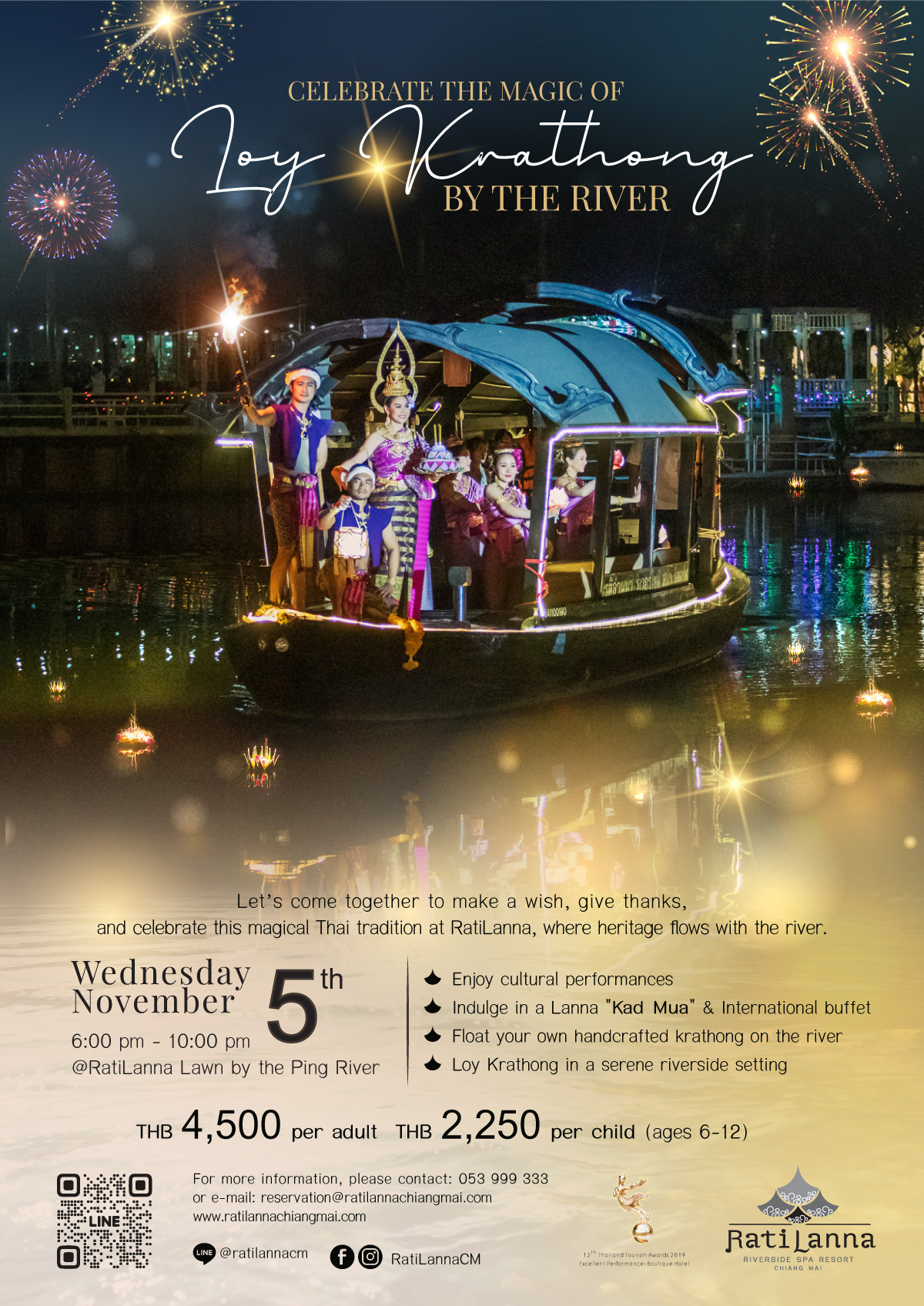 Ratilanna Riverside Spa Resort, Chiang Mai